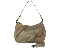 Leren Schouder / Crossbodytas - Jadeline - Green