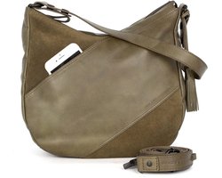 Leren Schouder / Crossbodytas - Natalia - Groen