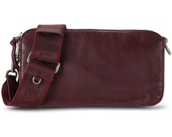 LIEBESKIND BERLIN Leren schoudertas Clarice Crossbody Bag Pomegranate wijnrood