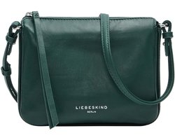 LIEBESKIND BERLIN Leren schoudertas Nina Crossbody Botanical donkergroen
