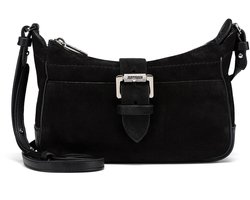 LIEBESKIND BERLIN Leren schoudertas Ren Crossbody Bag Black zwart