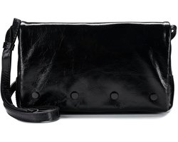 LIEBESKIND BERLIN Leren schoudertas Rive Crossbody Bag Black zwart
