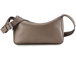 LIEBESKIND BERLIN Leren schoudertas Sky II Crossbody Neutral Grey Taupe