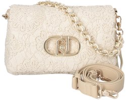 Liu Jo Lapuffy Leren Tas - Cream - PL - One Size