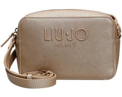 LIU JO schoudertas Halona ECS Camera Case Light Gold goudkleurig