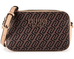 LIU JO schoudertas Ridhi ECS Camera Case Testa moro / dk. Cipria bruine