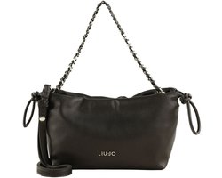 LIU JO schoudertas Stilly ECS Crossbody Bag Anthracite Metallic antraciet