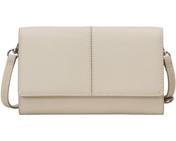 Marc O'Polo schoudertas clutch Tora 2 in 1 Crossbody Bag Grey Silk crème