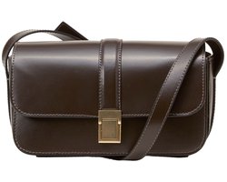 Marc O'Polo schoudertas Taris Crossbody Bag Dark Earth donkerbruin