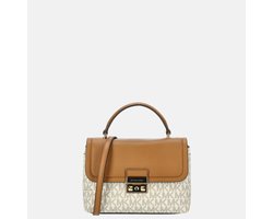 Michael Kors Tribeca crossbody tas XS vanilla/acorn