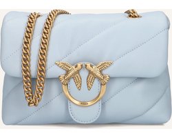 Pinko Love Puff Mini Schoudertassen Dames - Lichtblauw - Maat ONESIZE