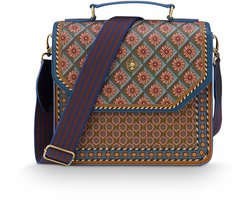 Pip Studio - Frances Crossbody Tas Dames - Schoudertas - Imani - Blauw - 25x9x21.5cm