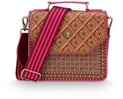 Pip Studio - Frances Crossbody Tas Dames - Schoudertas - Imani - Rood - 19x7x17.5cm