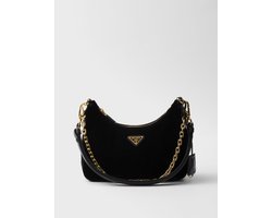 ReEdition 2005 Velvet Shoulder Bag Wo - Black Crossbody Bags