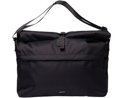 Sandqvist Icon Messenger Tas Black Schoudertas Zwart