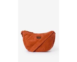 Sissy-Boy - Donkeroranje corduroy crossbody tas