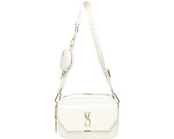 Steve Madden Medium Crossbodytas / Schoudertas Dames - BliteC - Krokodillenprint - Wit