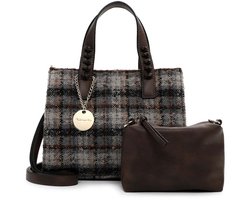 Tamaris schoudertas handtas Gwenda City Shopper S Grey grijs