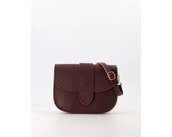 TAS - crossbody- bordeaux - leer