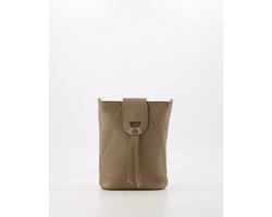 Teatro - Kendra - Classic Grain - Crossbodytasje - Leer - Taupe