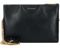 Ted Baker Leren schoudertas Esille Webbing Crossbody Bag Black zwart