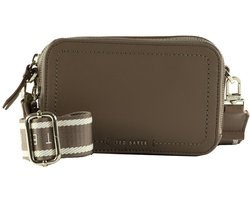 Ted Baker Leren schoudertas Linzie Webbing Leather Crossbody Camera Bag Taupe