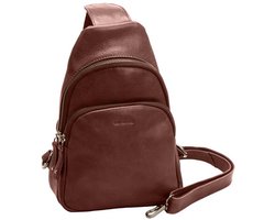 The Monte Kleine Crossbodytas / Schoudertas Dames - Leer - The Monte - Bruin