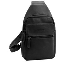 The Monte Kleine Crossbodytas / Schoudertas Leer - The Monte - Zwart