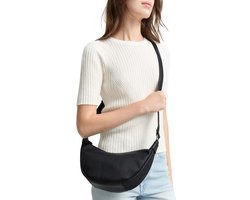 TOM TAILOR schoudertas Liriel Cord Cross Bag Black zwart