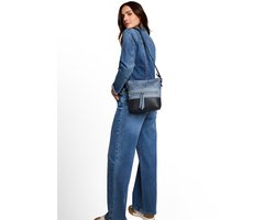 Tom Tailor - TTELLEN M schoudertas met colour-blocking - Maat ONESIZE - flower blue
