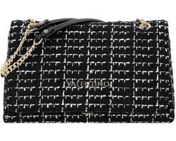 VALENTINO schoudertas Tweed Flap Bag Nero / Multicolor zwart