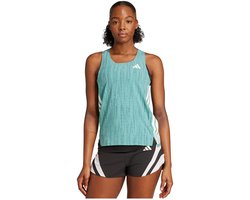 Adidas Adizero Mouwloos T-shirt Blauw M Vrouw