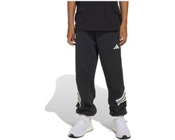 Adidas Future Icons 3 Stripes Wide Broek Zwart 7-8 Years Jongens,Meisjes