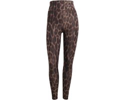 ADIDAS - opt ess aop 7/8 - Lange trainingslegging dames - Bruin