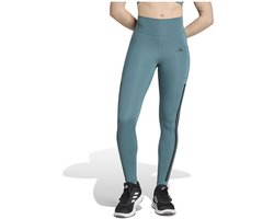 Adidas Optime 3 Stripes Full Length Leggings Grijs XL / Regular Vrouw
