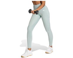 Adidas Optimé Essentials Stash Pocket Leggings Grijs M Vrouw