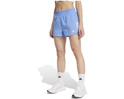 Adidas Own The Run 3´´ Korte Broek Blauw M Vrouw