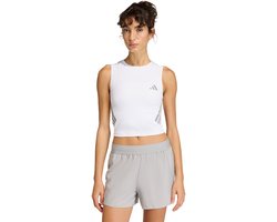 adidas Performance adi365 Iconic Running Crop Tanktop - Dames - Wit