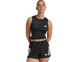 adidas Performance adi365 Iconic Running Crop Tanktop - Dames - Zwart