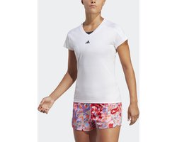 adidas Performance AEROREADY Train Essentials Minimal Branding V-hals T-shirt - Dames - Wit