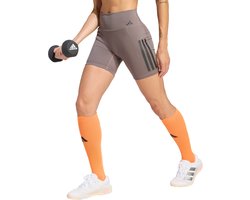 adidas Performance Optime 3-Stripes Korte Workoutlegging - Dames - Bruin