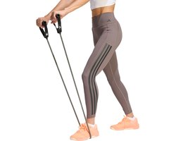 adidas Performance Optime Workout 3-Stripes 7/8 Legging - Dames - Bruin