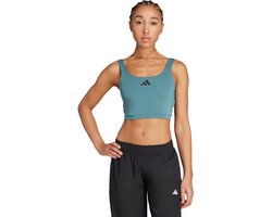 adidas Performance Power Light Support Tank Beha - Dames - Groen