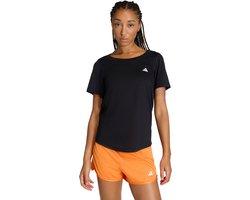 adidas Performance Workout Essentials T-shirt Lage Ronde Hals - Dames - Zwart