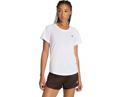 adidas Performance Workout Essentials T-shirt met Lage Halslijn - Dames - Wit