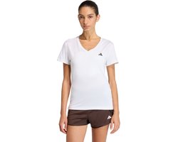 adidas Performance Workout Essentials V-Neck T-Shirt - Dames - Wit