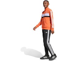Adidas Seasonal Essentials Tiberio 3 Stripes Tricot Trainingspak Oranje 9-10 Years Jongens,Meisjes