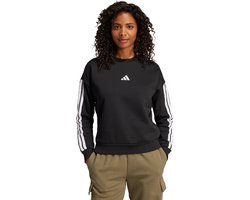 adidas Sportswear Essentials 3-Stripes Fleece Sweatshirt - Dames - Zwart