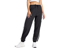adidas Sportswear Essentials 3-Stripes French Terry Cuffed Broek - Dames - Zwart