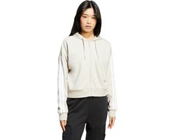 adidas Sportswear Essentials 3-Stripes French Terry Ritshoodie - Dames - Beige